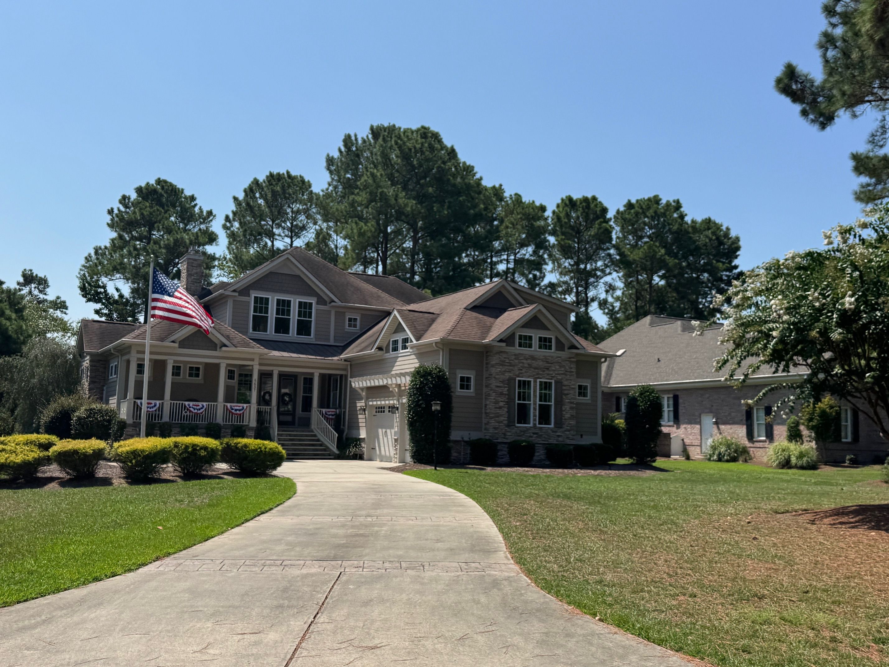 A custom coastal home built by Lackey Luxury Homes
